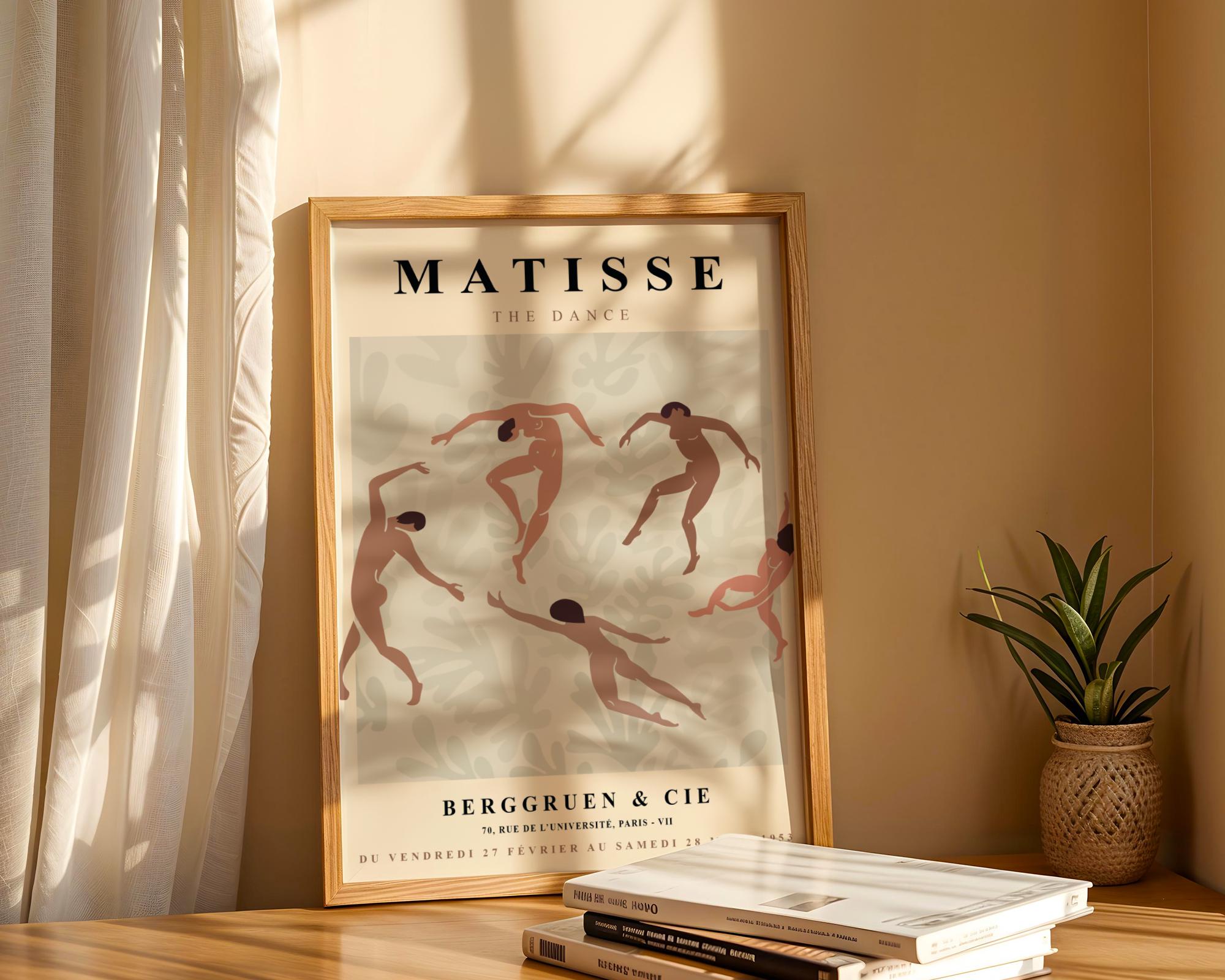 Henri Matisse Print | The Dance | Minimalist Nude Figures Art Vintage Poster wall art print, modern home decor, unframed artwork by Nomad & Nest