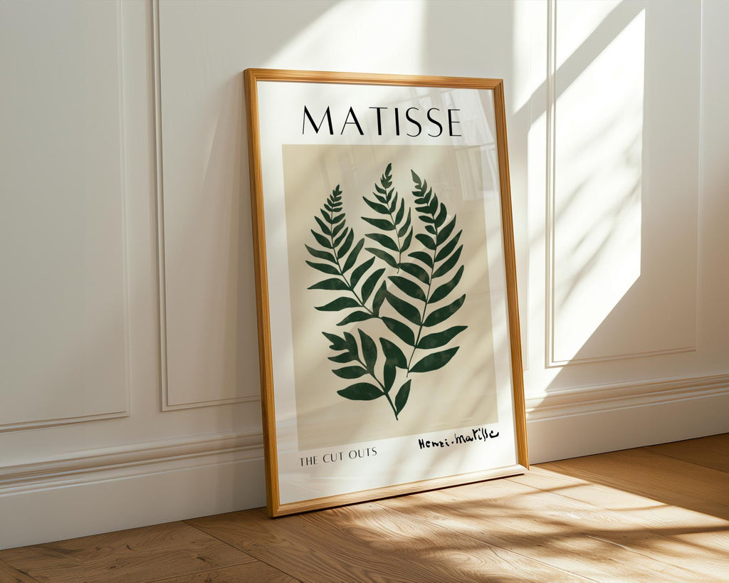 Henri Matisse Print | Inspired Fern  | Modern Botanical Wall Art wall art print, modern home decor, unframed artwork by Nomad & Nest