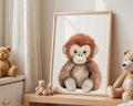 Playroom Ideas | Cute Orangutan Nursery Wall Art | Jungle Animal Baby Decor wall art print, modern home decor, unframed artwork by Nomad & Nest