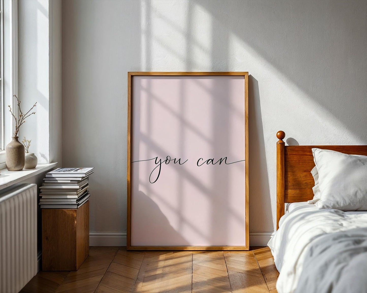 Positive Emotion | You Can Wall Art | Minimal Script Typography | Motivational wall art print, modern home decor, unframed artwork by Nomad & Nest