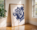 Fierce Tiger Art Print | Bold Animal Wall Decor wall art print, modern home decor, unframed artwork by Nomad & Nest