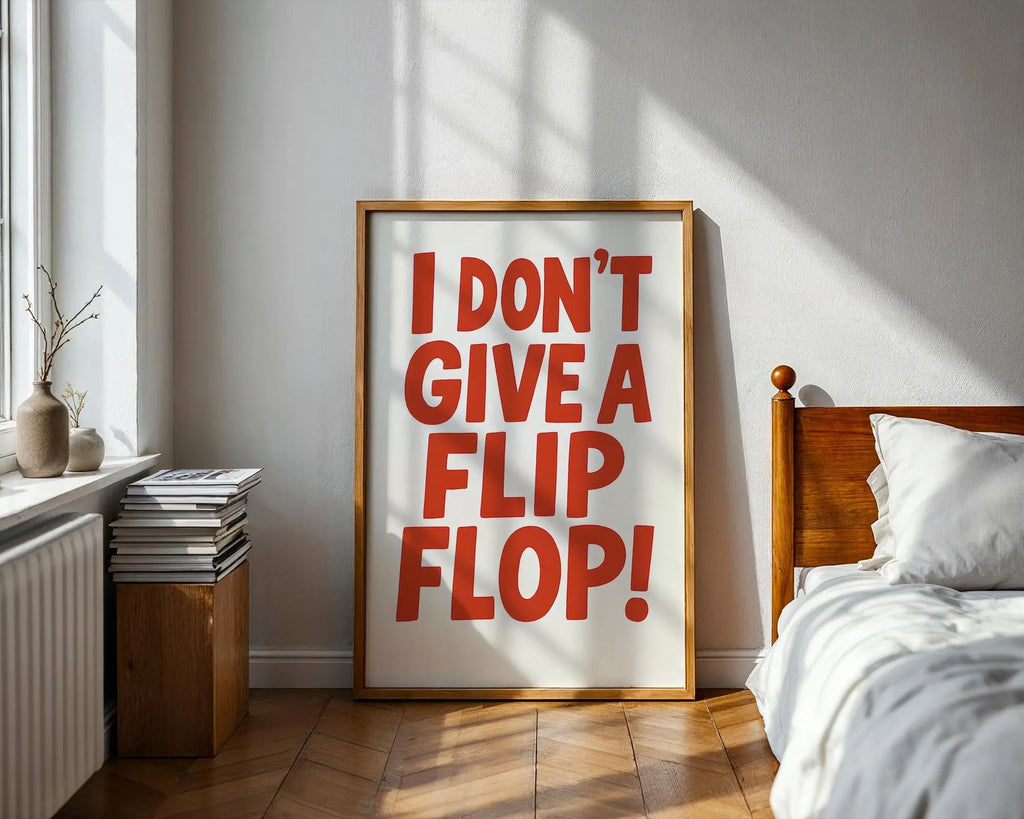 Funny Summer Typography Print | Playful Coastal Wall Art wall art print, modern home decor, unframed artwork by Nomad & Nest