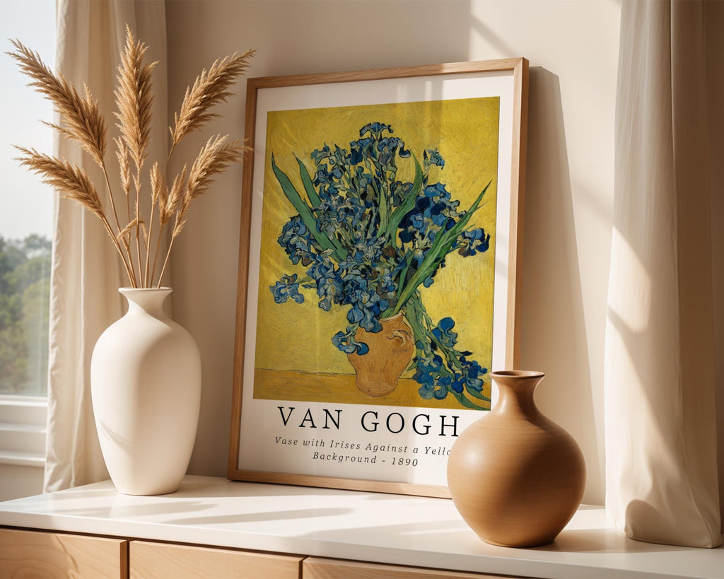 Van Gogh Print | Irises  - Vintage Botanical Art, Museum Quality wall art print, modern home decor, unframed artwork by Nomad & Nest