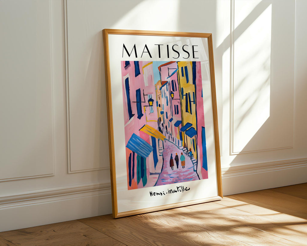 Henri Matisse Print | Inspired Travel Poster | Colorful Mediterranean Street Art wall art print, modern home decor, unframed artwork by Nomad & Nest