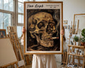 Van Gogh Print | Skull with Cigarette Art | Famous Gothic Dark Oil Painting Poster wall art print, modern home decor, unframed artwork by Nomad & Nest