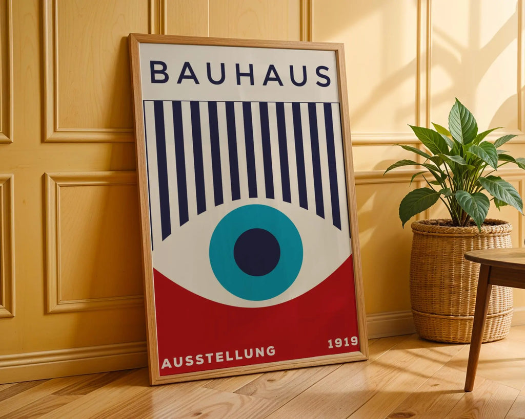 Bauhaus Poster Exhibition Art Print | Mid Century Modern Wall Decor wall art print, modern home decor, unframed artwork by Nomad & Nest