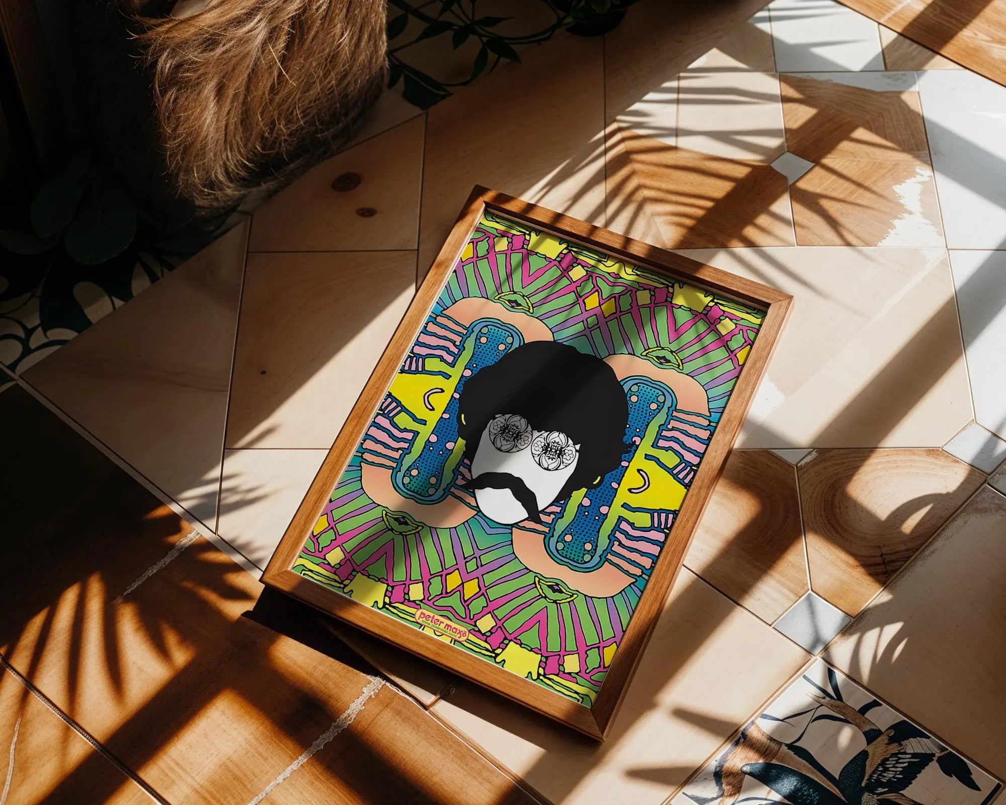 Modern Pop Art | Psychedelic Print | Retro 1960s Inspired Portrait wall art print, modern home decor, unframed artwork by Nomad & Nest